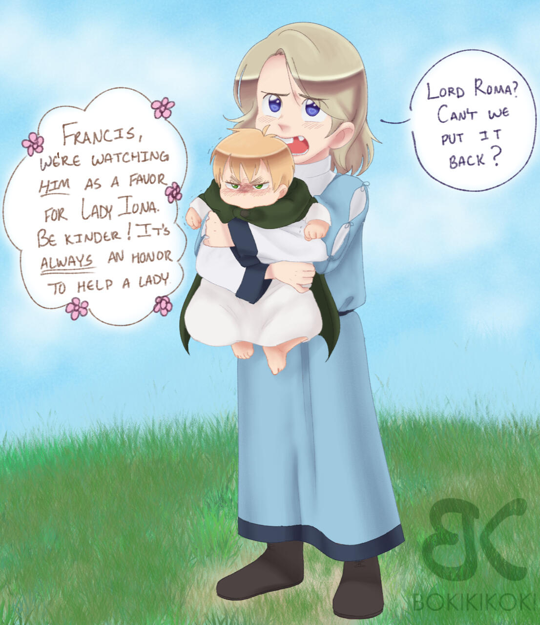 2 Full Body, Simple BG, SFW - $100 USD