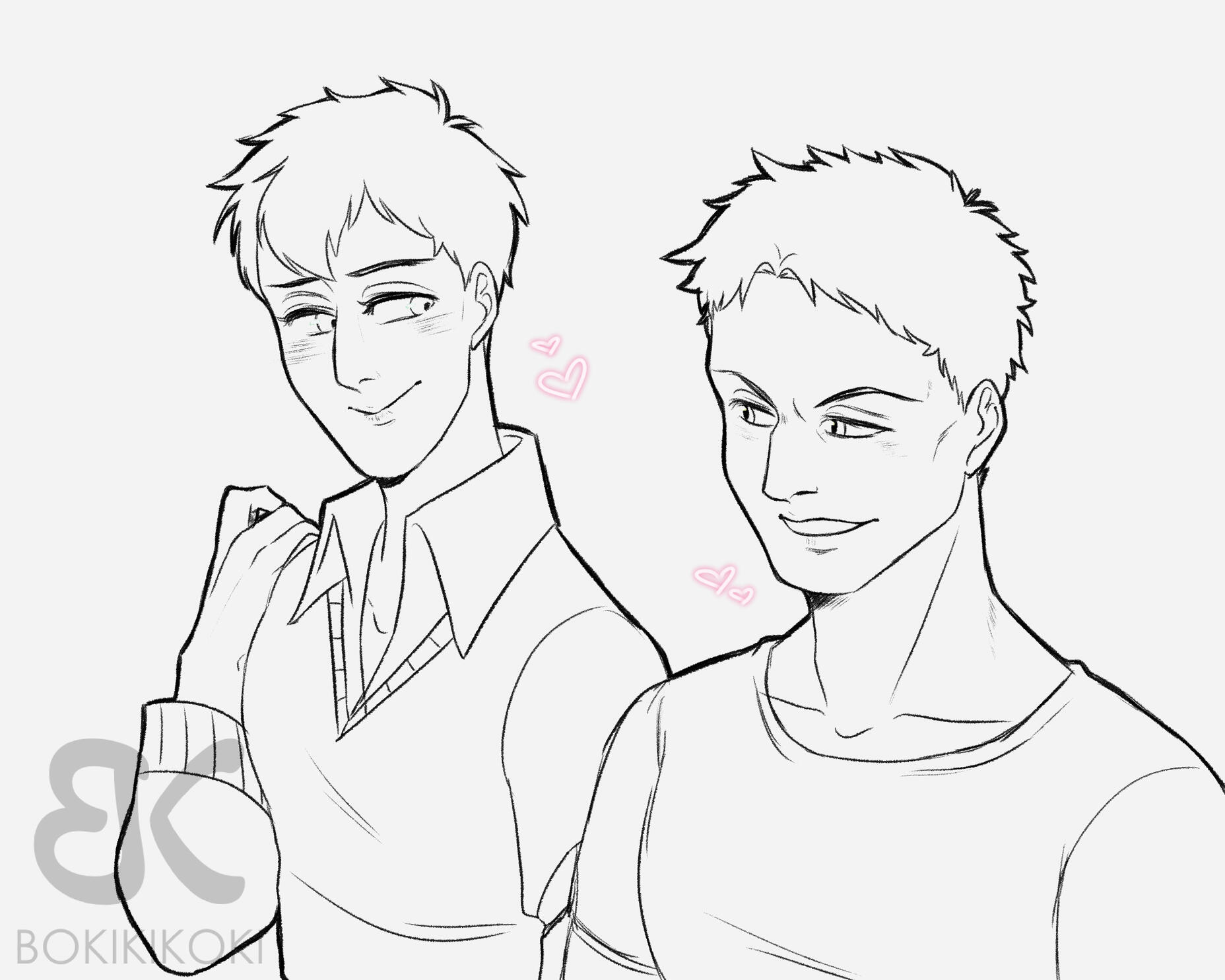 1 Half Body & 1 Bust, No BG, SFW - $35 USD