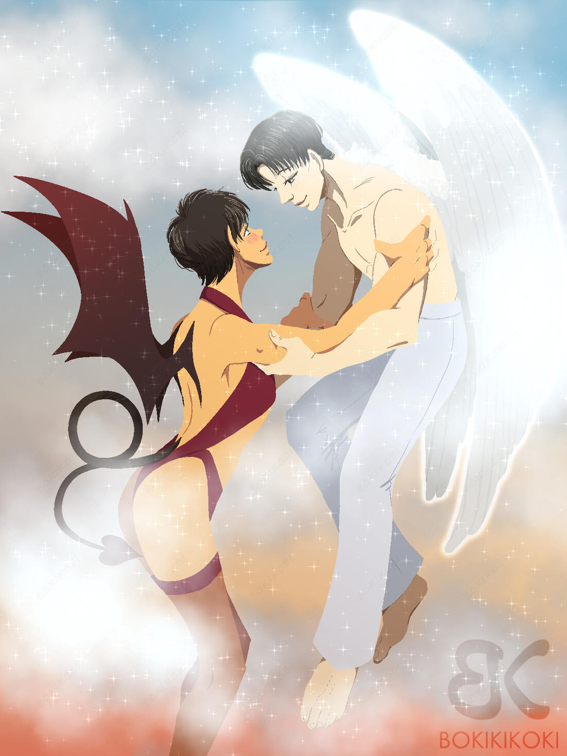 2 Full Body, Simple BG, SFW - $65 USD